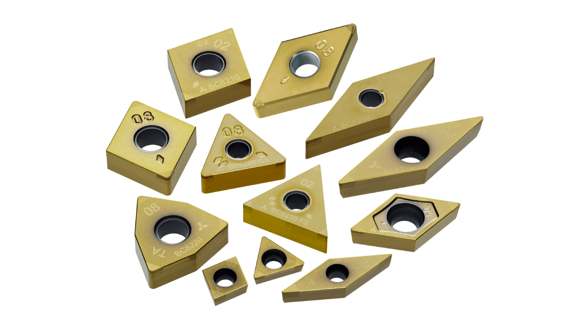 CBN/PCD inserts for hard turning